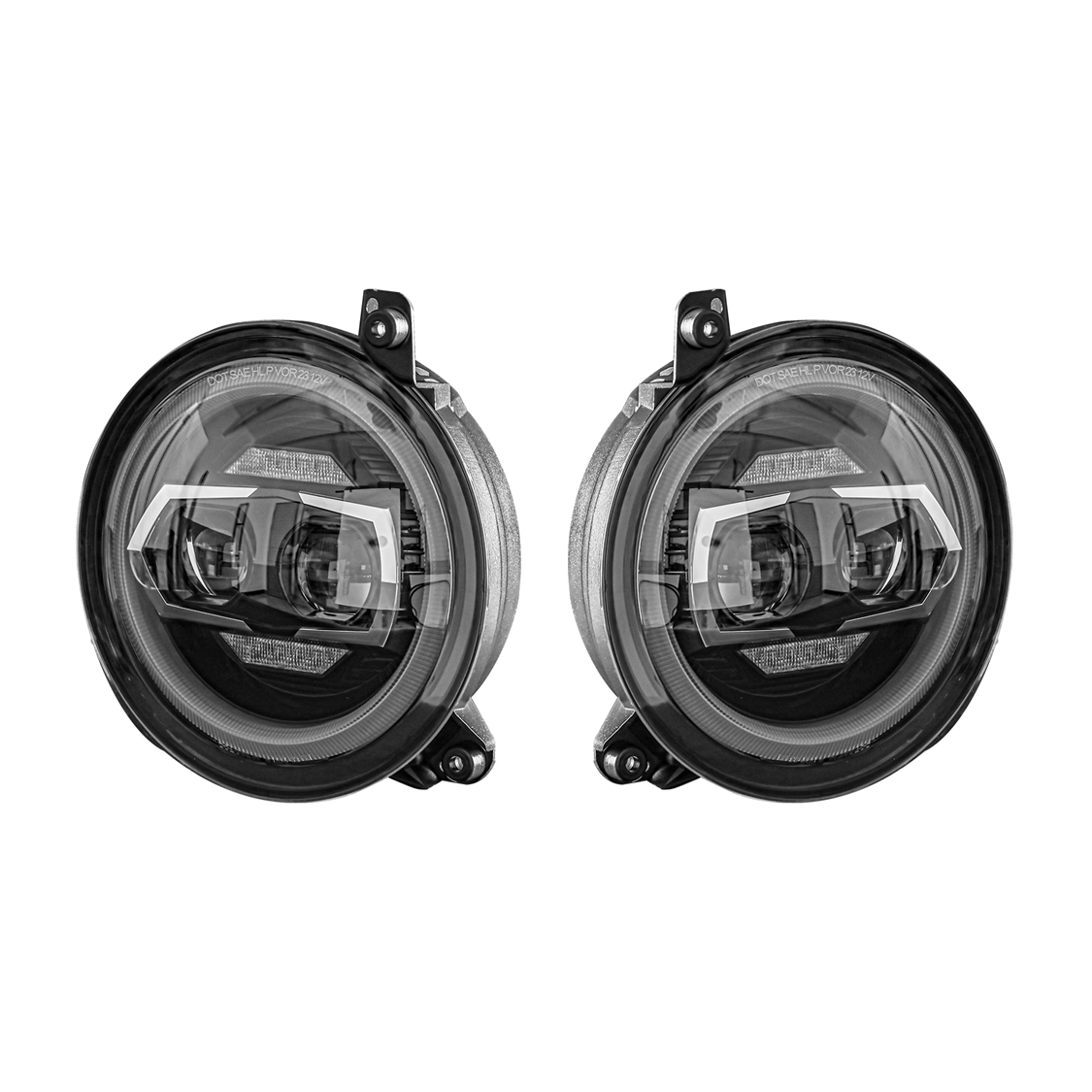 Jeep JL / JT 9-inch Chronos RGB+W Headlights with DRL & Turn Signals - Image 13