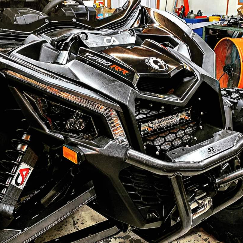 Can-Am Maverick X3 Grille with 102W Light Bar - Image 6