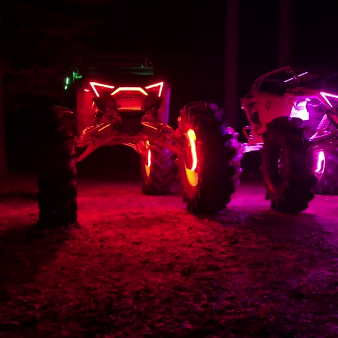 Polaris RZR Pro XP / Turbo R / Pro R RGB+W Brow Light with Turn Signals - Image 6