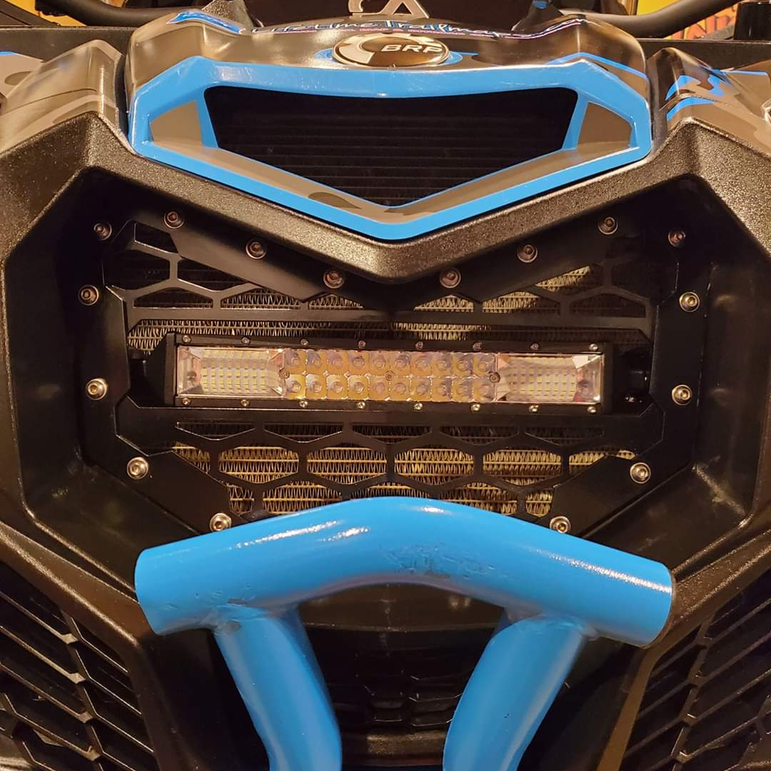 Can-Am Maverick X3 Grille with 102W Light Bar - Image 3