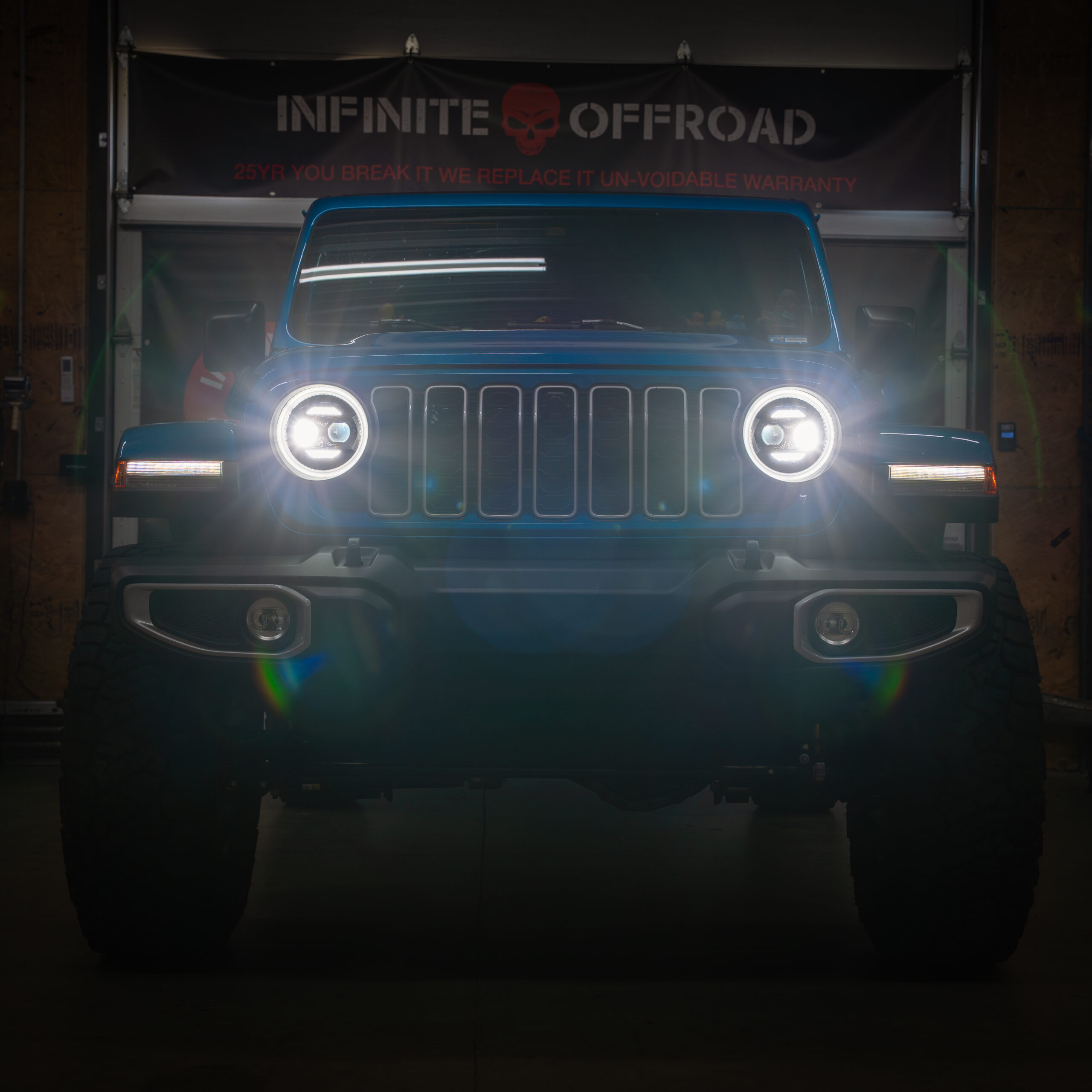 Jeep JL / JT 9-inch Chronos RGB+W Headlights with DRL & Turn Signals - Image 5