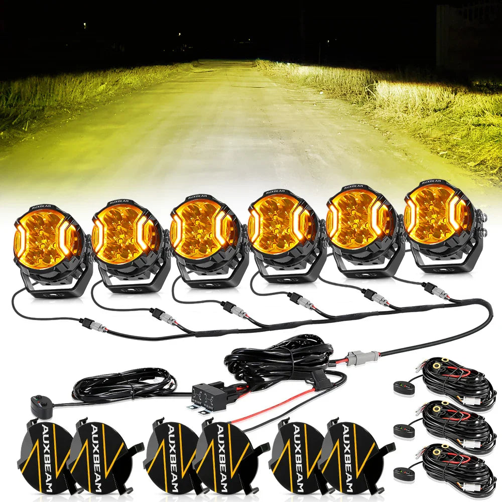 V-ULTRA 3″ 108W White or Amber Pods with Amber DRL - Image 33